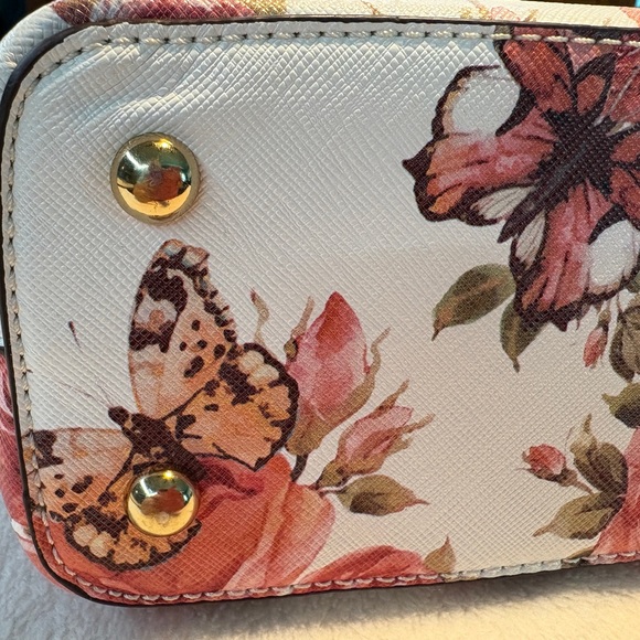 Aldo Floral Shoulder Bag w/Crossbody Strap NWOT - Picture 7 of 9